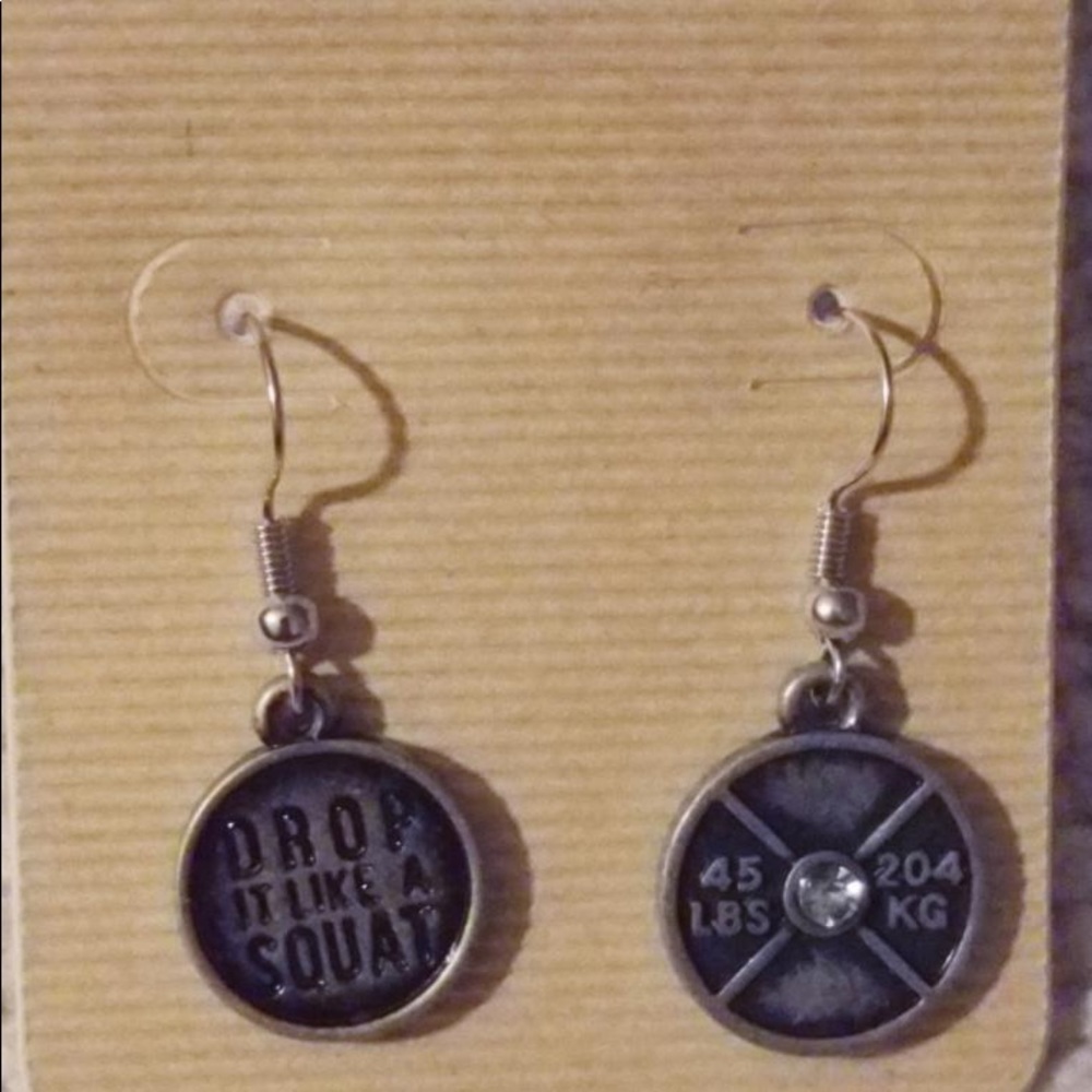 Weight Charm Earrings